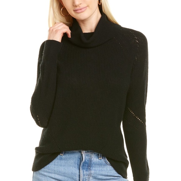 Jeans Minnie Rose Off The Shoulder Sweater Shaker Stitch